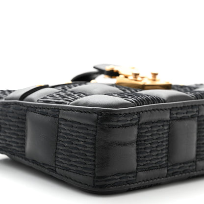 Louis Vuitton LOUIS VUITTON Damier Quilt Lambskin Troca Pochette Black 8 of 10