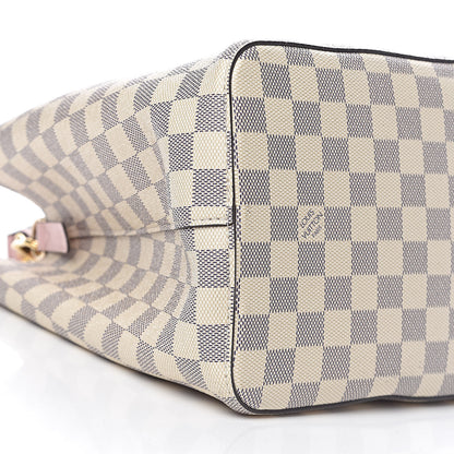 Louis Vuitton Damier Azur Neonoe MM Eau De Rose 7 of 11
