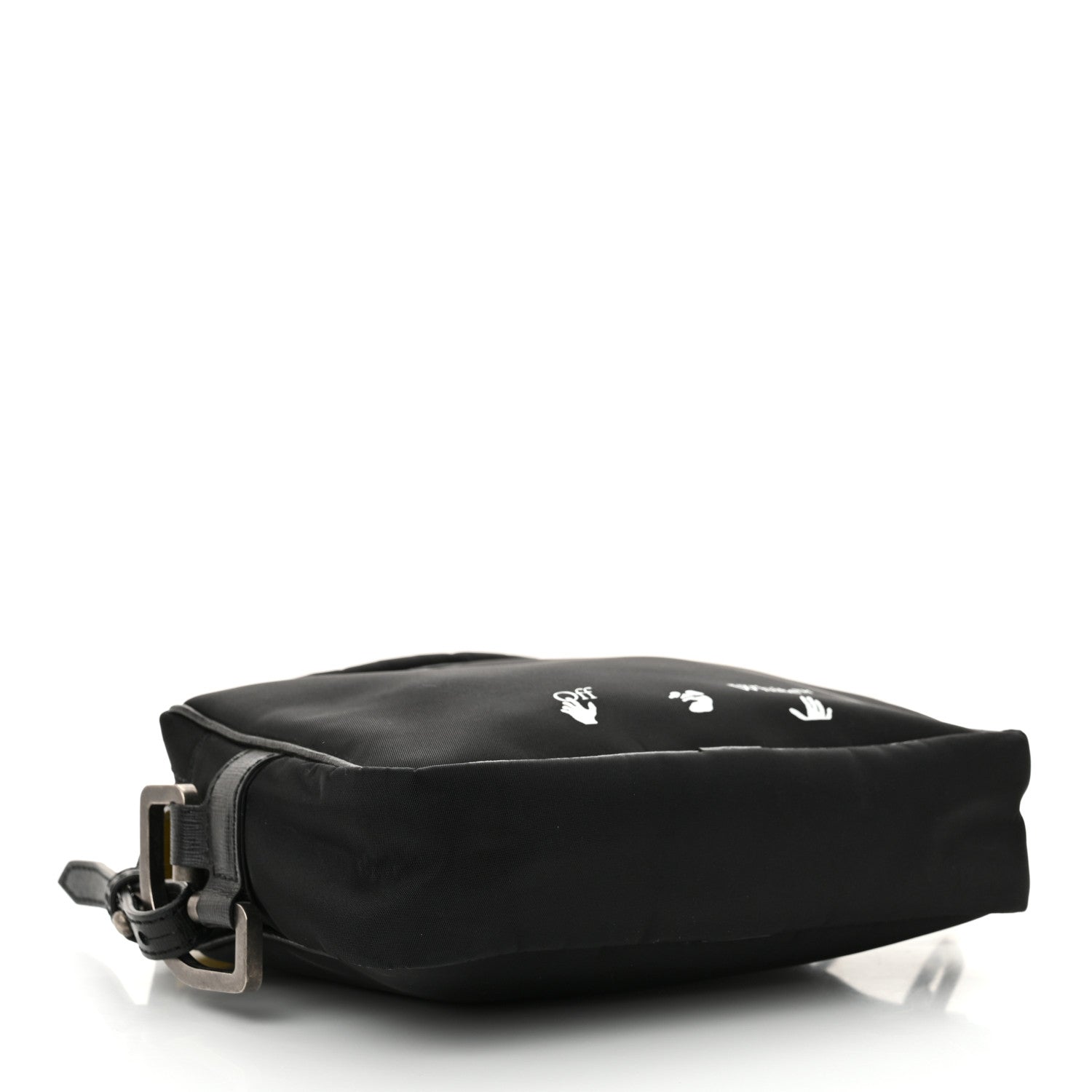 Off-White Nylon Logo Print Crossbody Bag Black 4 of 10