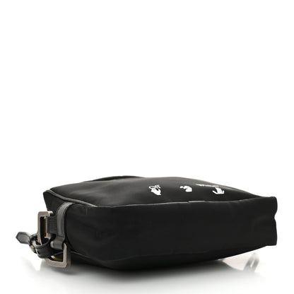 Off-White Nylon Logo Print Crossbody Bag Black 4 of 10