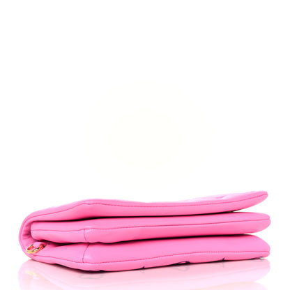 Louis Vuitton Lambskin Embossed Monogram Vuittamins Pochette Coussin Rose Violet 4 of 8