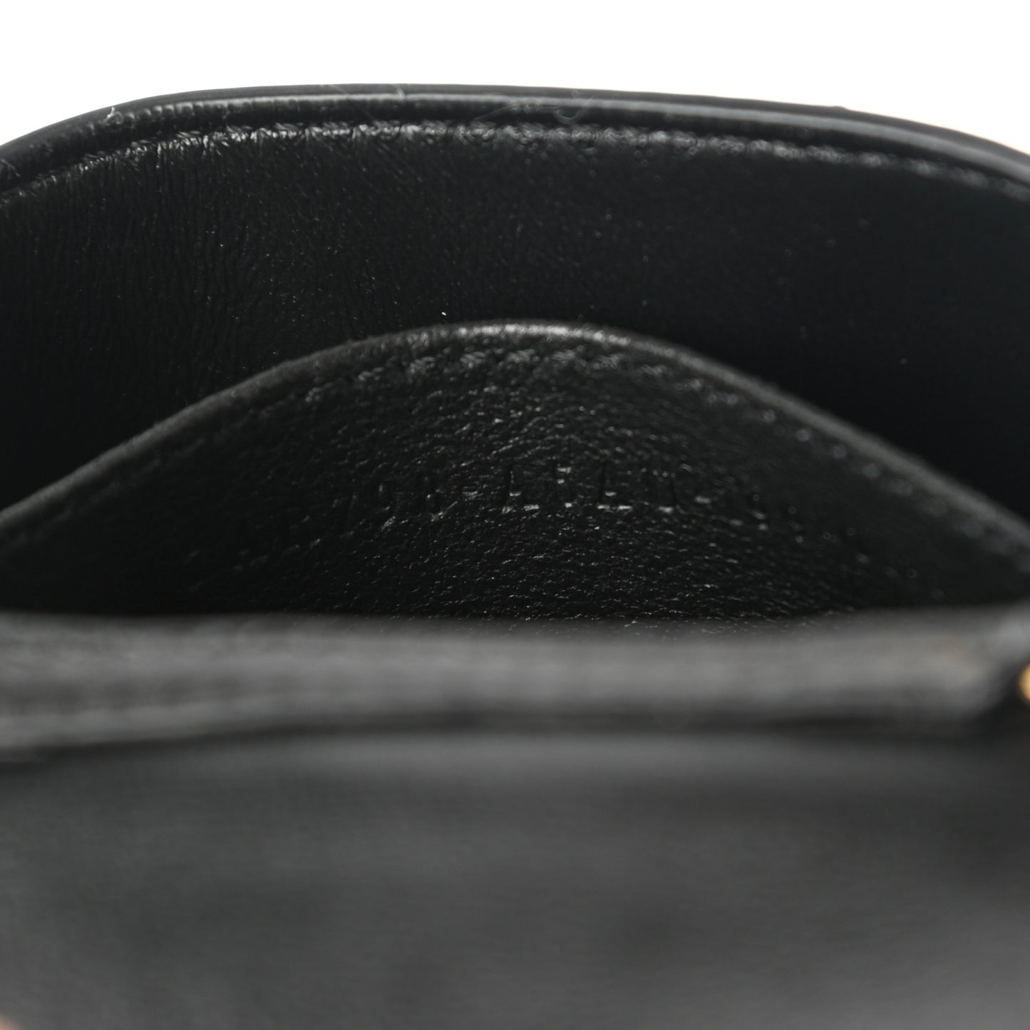 Vitello Vernice Mou Nano Baguette Belt Charm Black