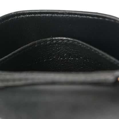 Fendi Vitello Vernice Mou Nano Baguette Belt Charm Black 7 of 8