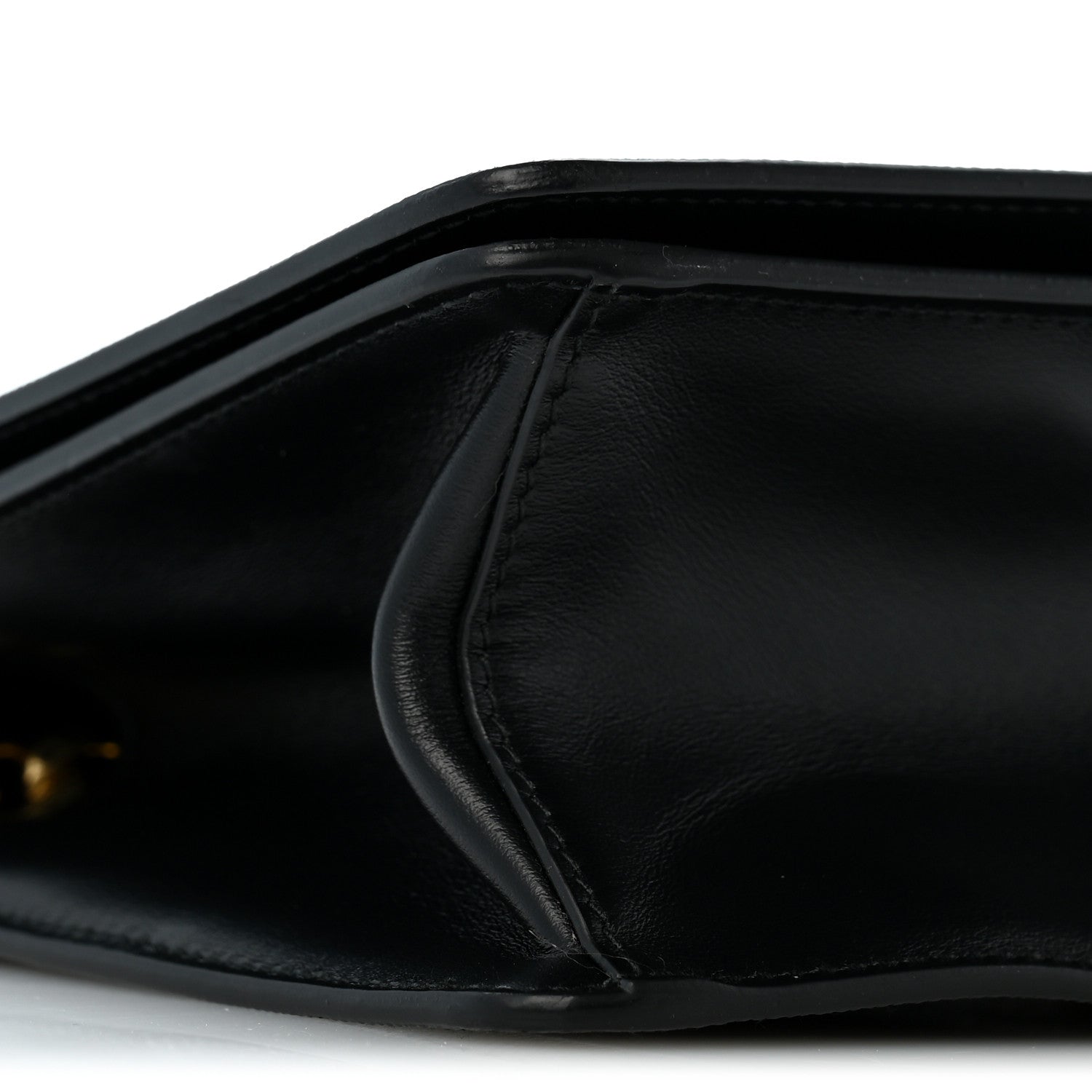Prada Saffiano Chain Shoulder Bag Black 8 of 11