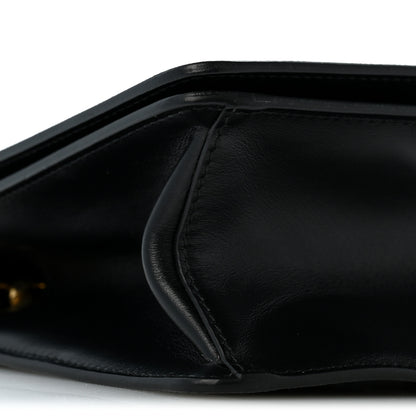 Prada Saffiano Chain Shoulder Bag Black 8 of 11