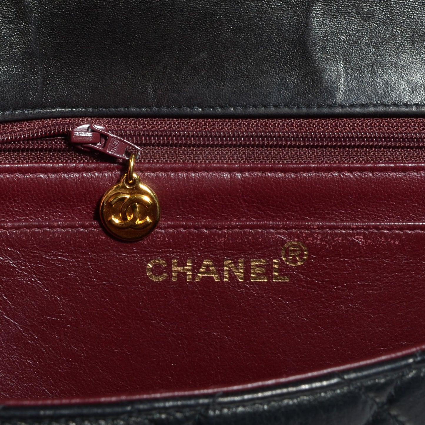 Lambskin Jumbo Flap Black