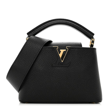 Louis Vuitton Taurillon Mini Capucines Black 1 of 8