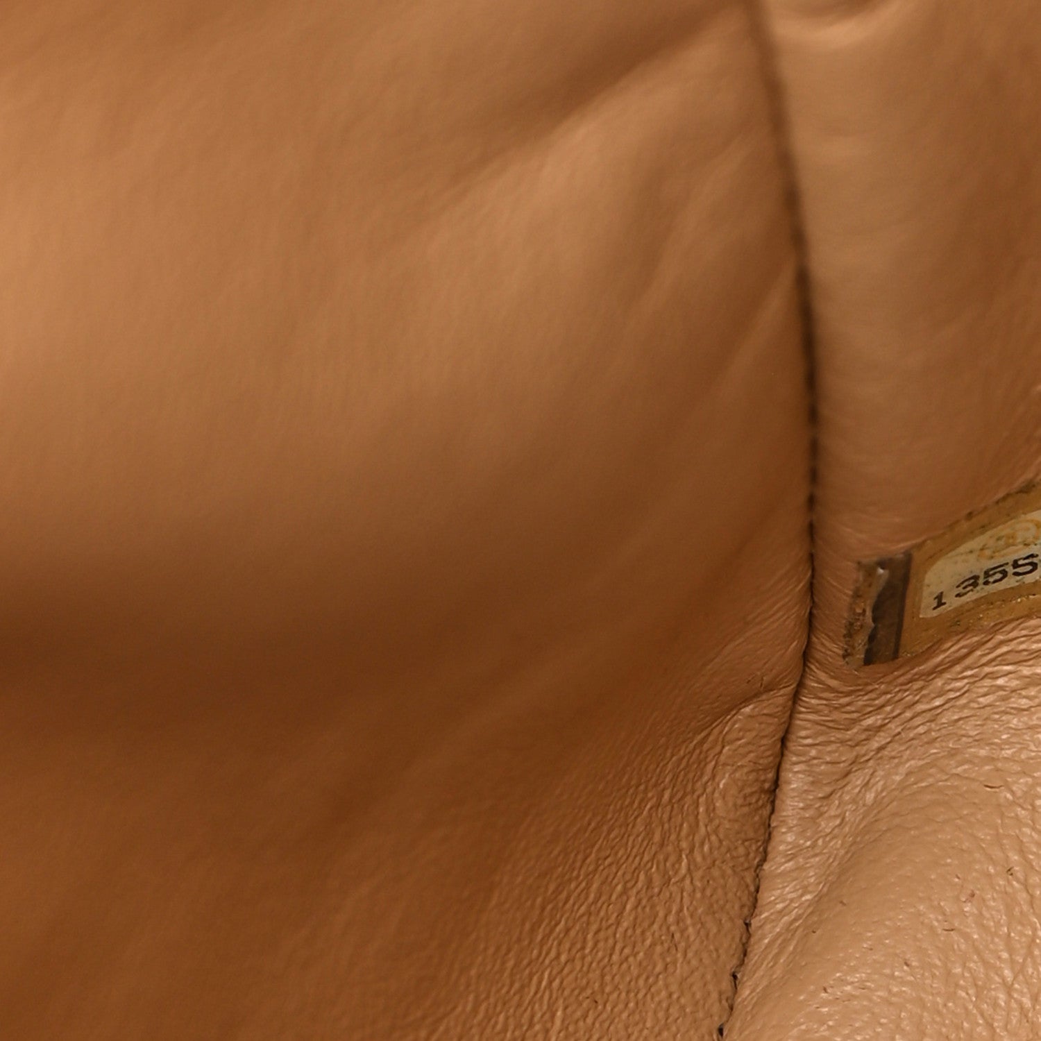 Chanel Metallic Patent Quilted Maxi Single Flap Beige 6 of 16