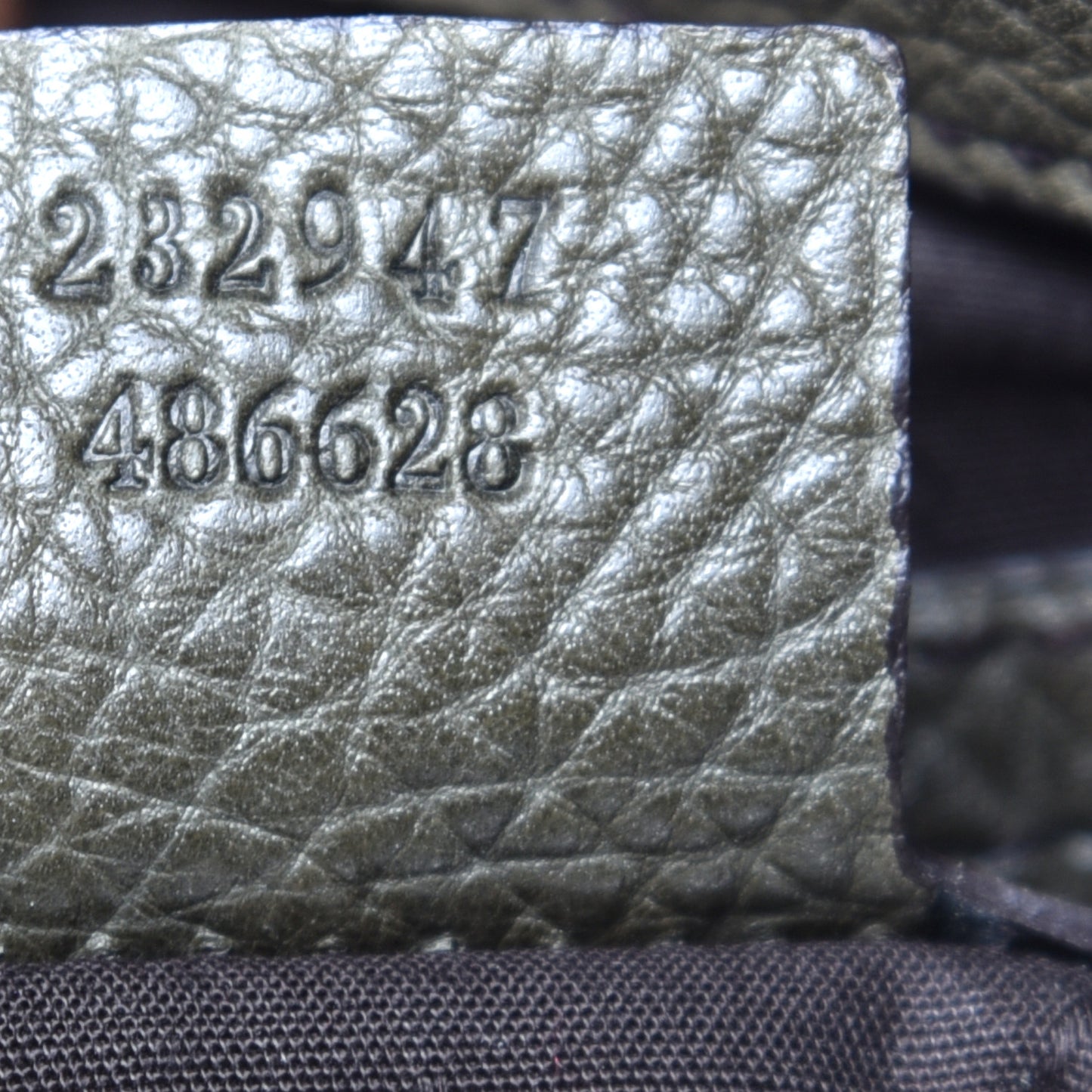 Monogram Medium Bamboo Bar Tote Olive