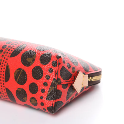 Louis Vuitton Monogram Kusama Pumpkin Dots Cosmetic Pouch Red 8 of 8