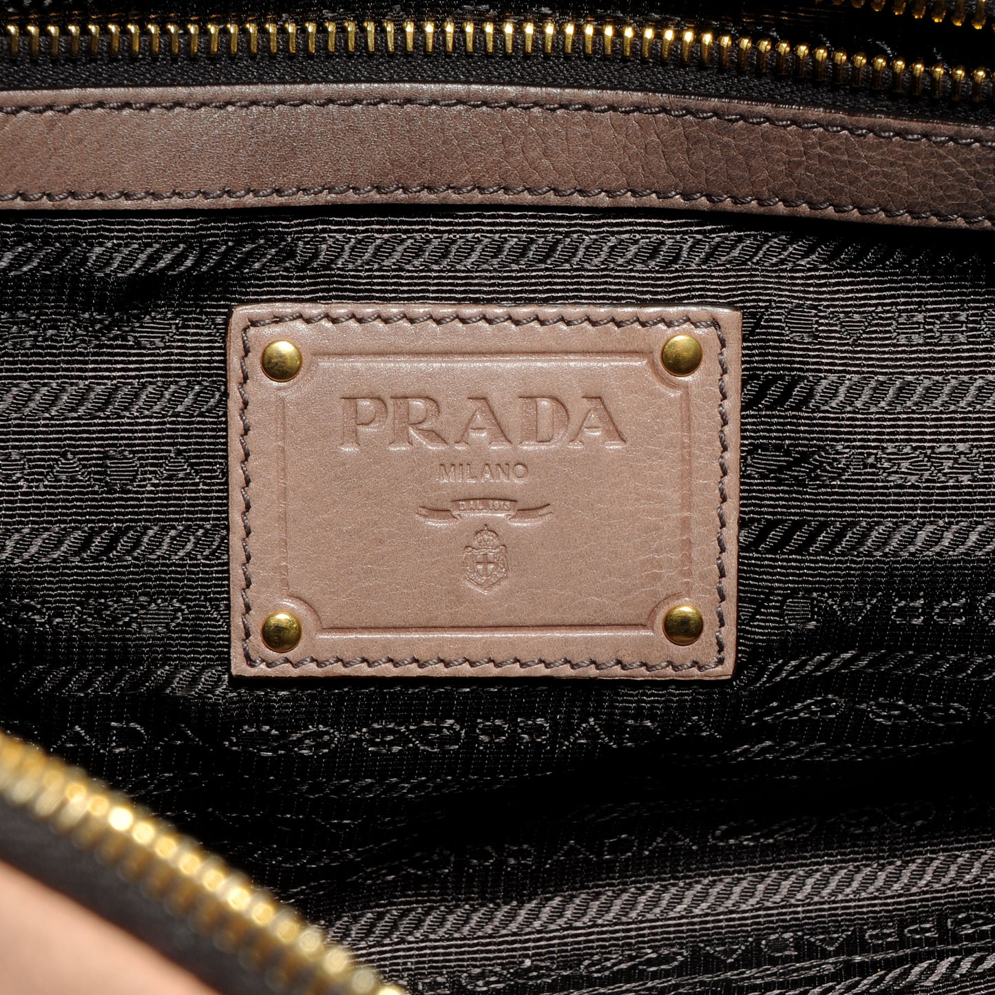 Glace Calfskin Dome Satchel Fumo Sfumato