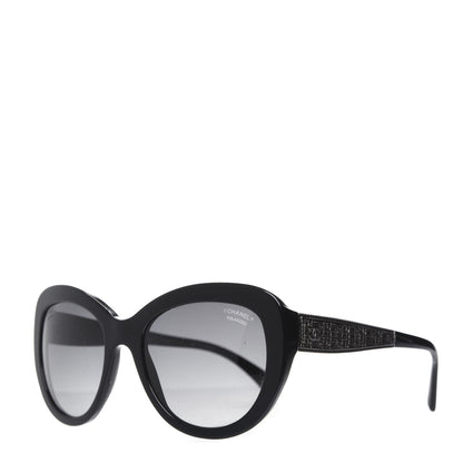 Chanel Polarized Butterfly Signature Sunglasses 5346 Black 1 of 9