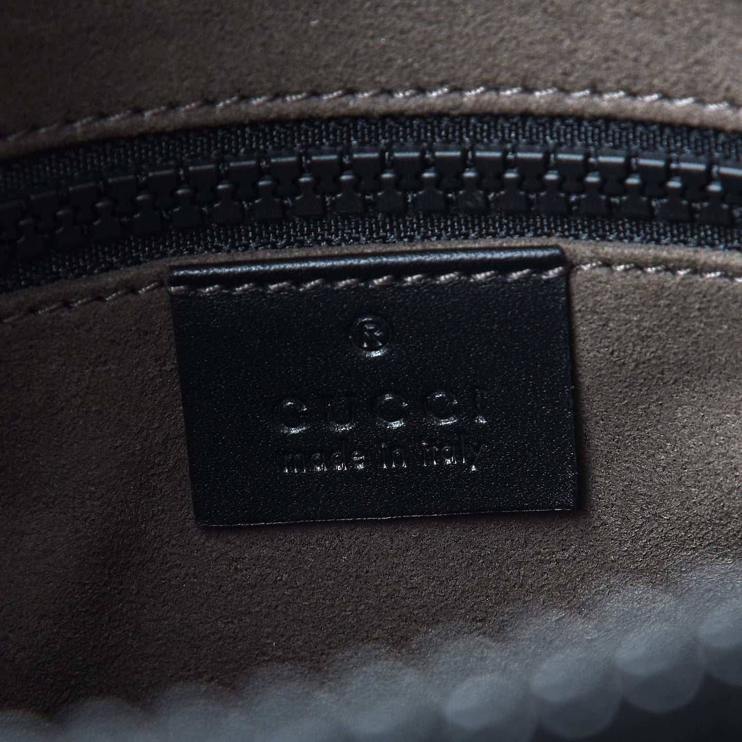 GG Supreme Monogram Flat Messenger Bag Black