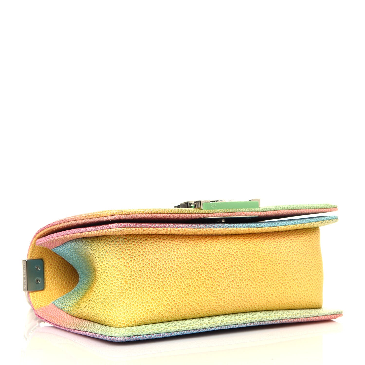 Chanel Caviar Quilted Small Cuba Rainbow Boy Flap Multicolor 4 of 13