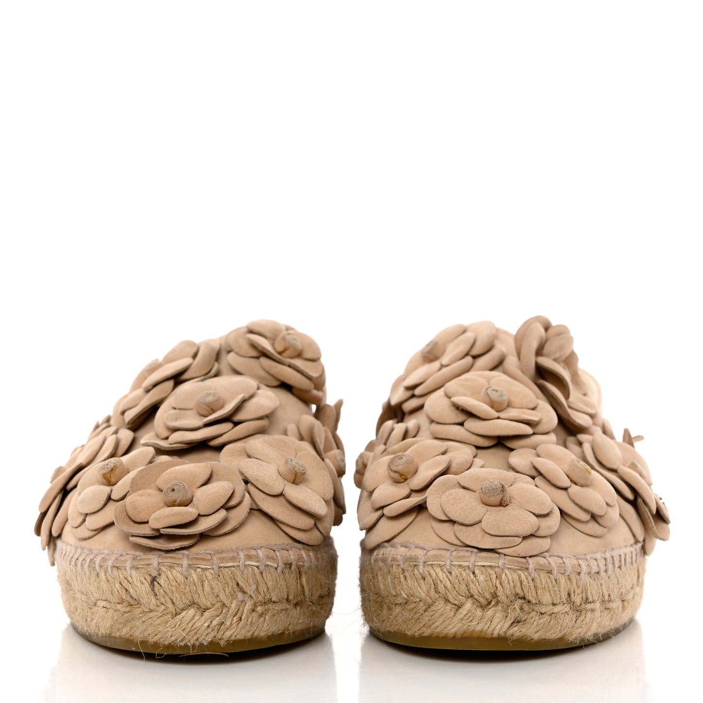 Suede Camellia CC Espadrilles 40 Pink