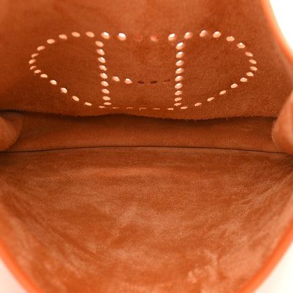 Hermes Taurillon Clemence Evelyne III GM Orange 5 of 11