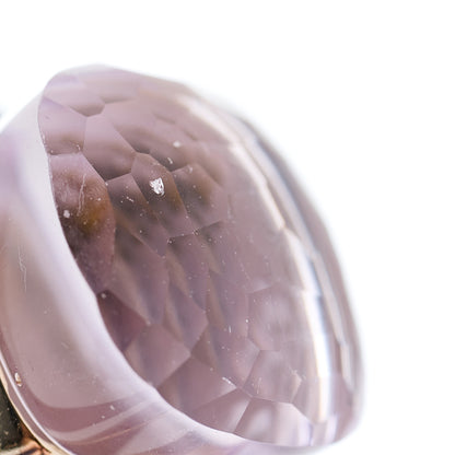 Pomellato 18K Rose Gold Amethyst Classic Nudo Earrings 4 of 4