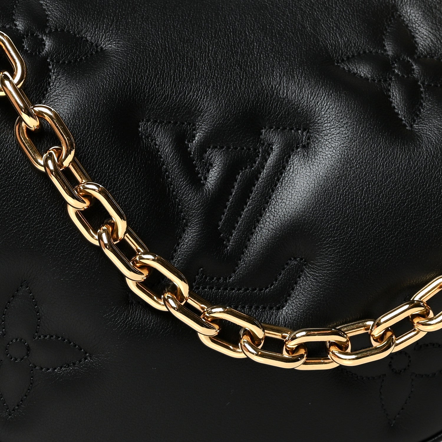 Louis Vuitton Calfskin Bubblegram Over The Moon Black 7 of 9