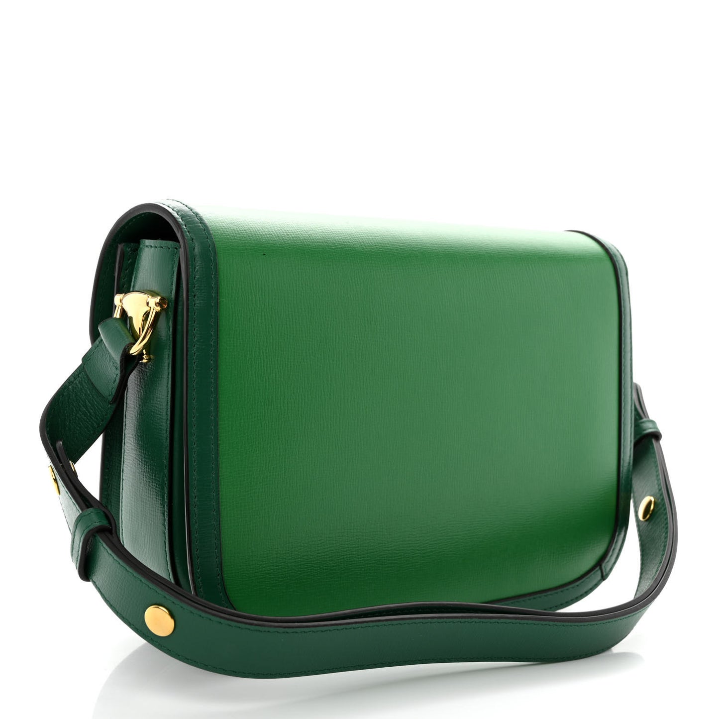 Azalea Calfskin Horsebit 1955 Shoulder Bag New Shamarock Emerald