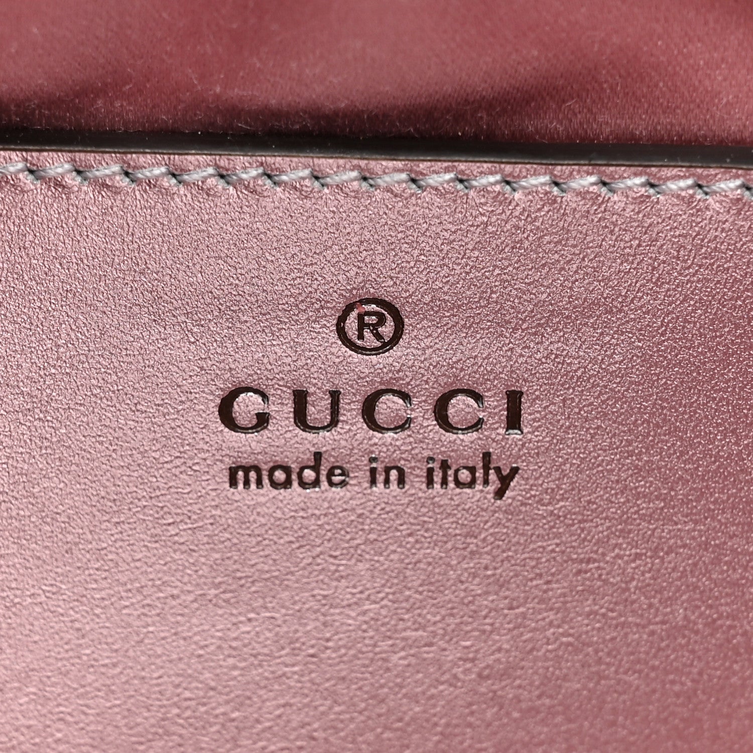 Gucci Iridescent Nappa Chevron Matelasse Small GG Marmont Chain Shoulder Bag Iridescent Escape Pink 6 of 9