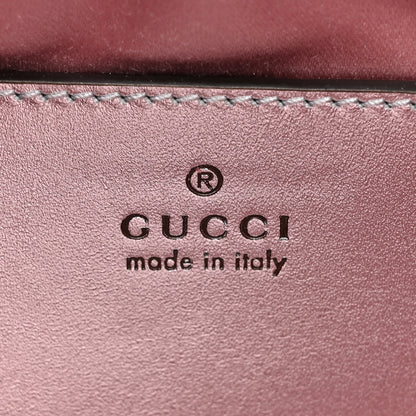Gucci Iridescent Nappa Chevron Matelasse Small GG Marmont Chain Shoulder Bag Iridescent Escape Pink 6 of 9