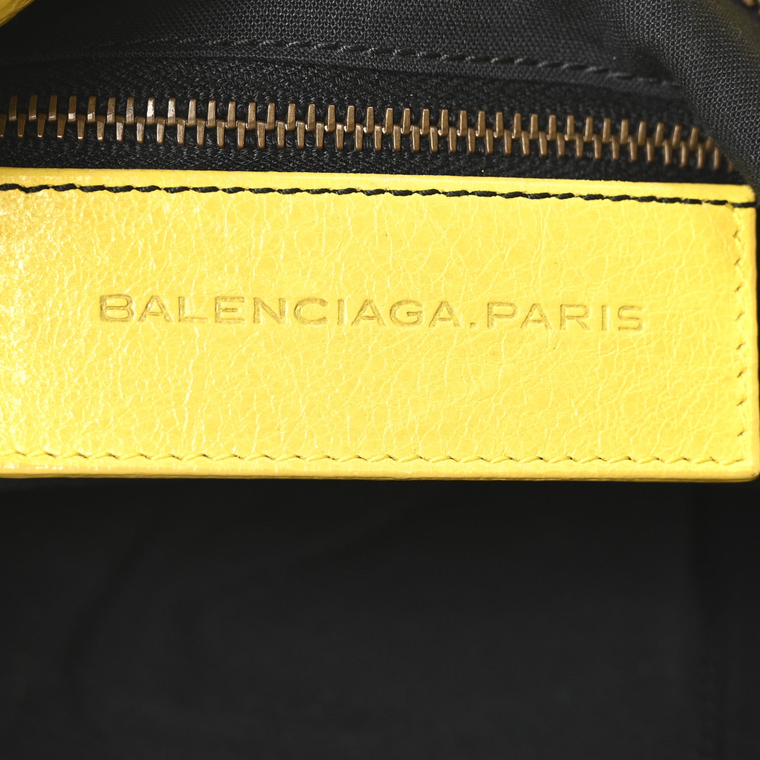 Balenciaga Agneau Classic Hardware Town Curry 8 of 12