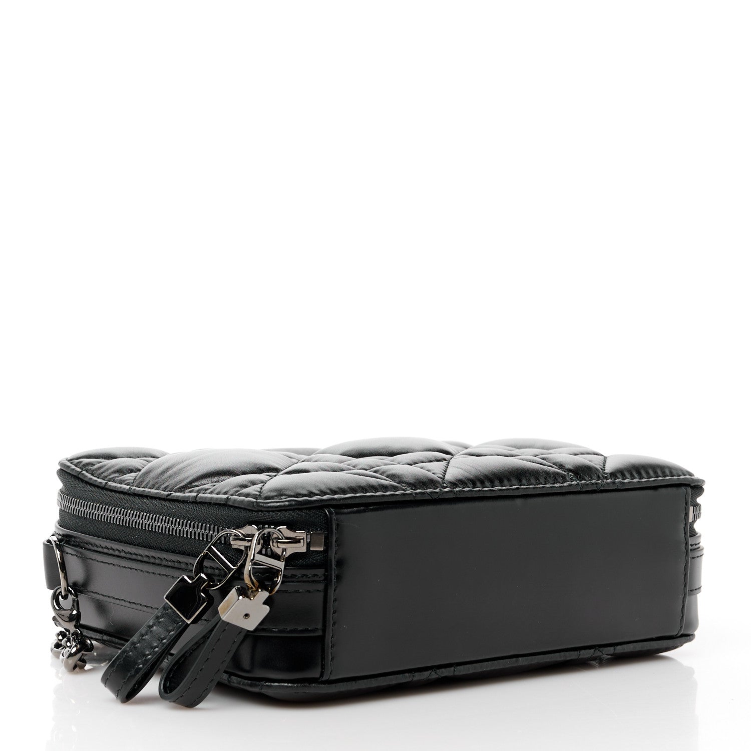 Christian Dior Calfskin Macrocannage Caro Box Bag Black 4 of 10