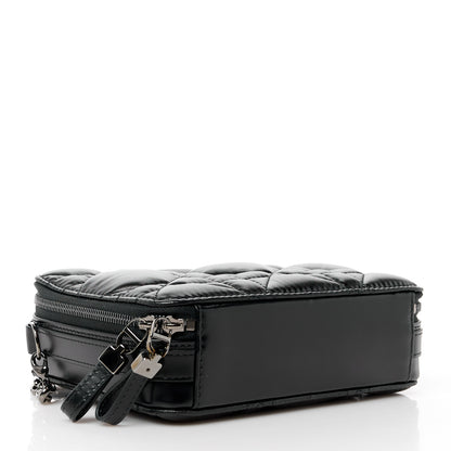 Christian Dior Calfskin Macrocannage Caro Box Bag Black 4 of 10