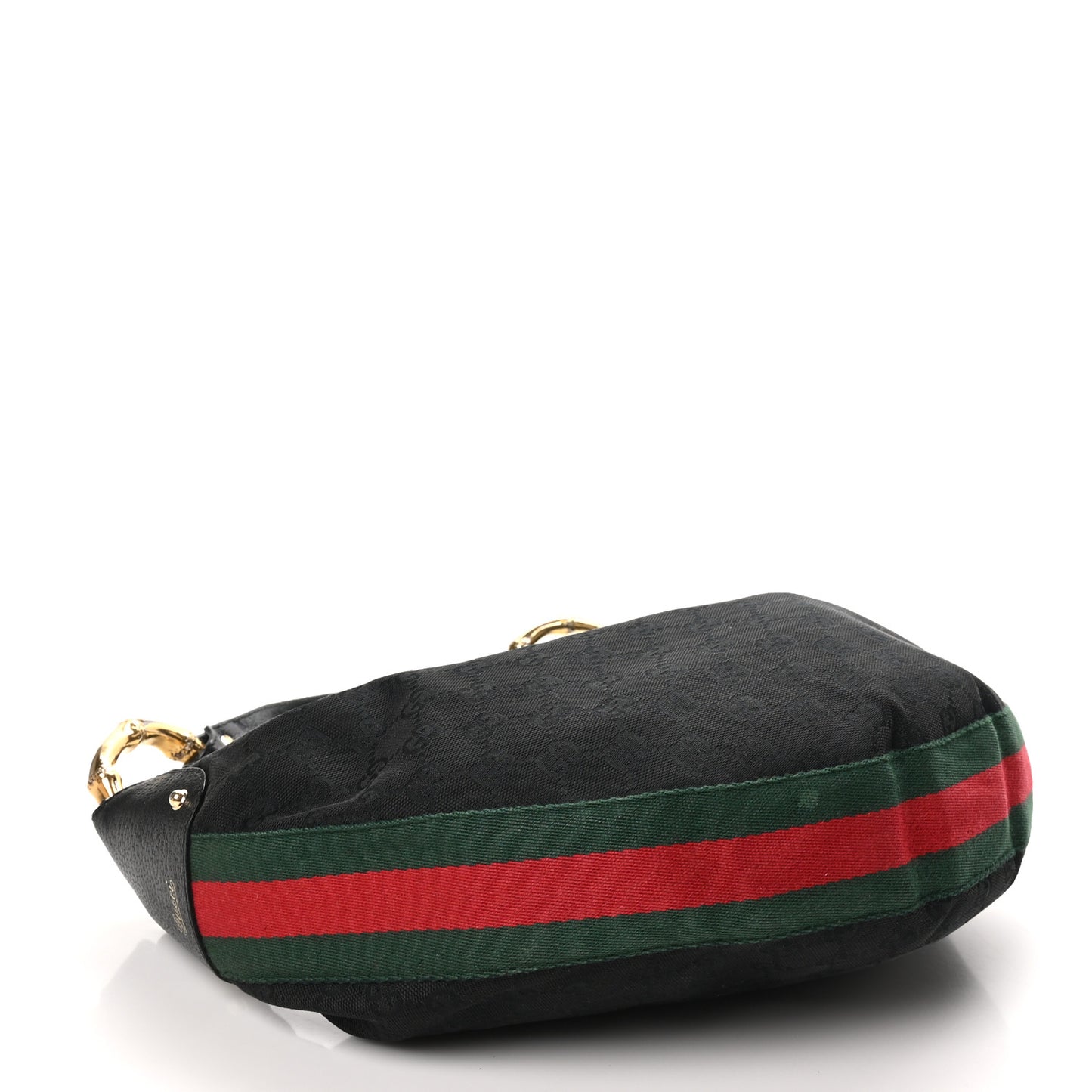 Monogram Web Bamboo Ring Hobo Black