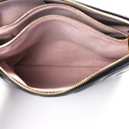 Louis Vuitton Lambskin Embossed Monogram Coussin PM Black 6 of 15