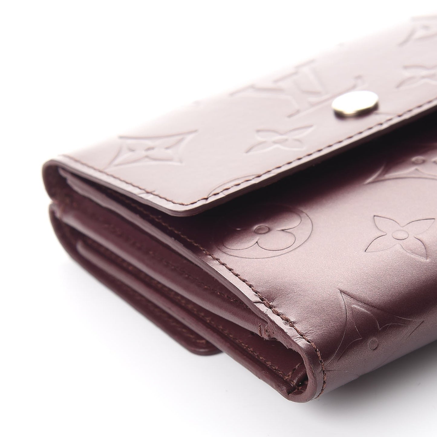 Mat Monogram Ludlow Wallet Violet