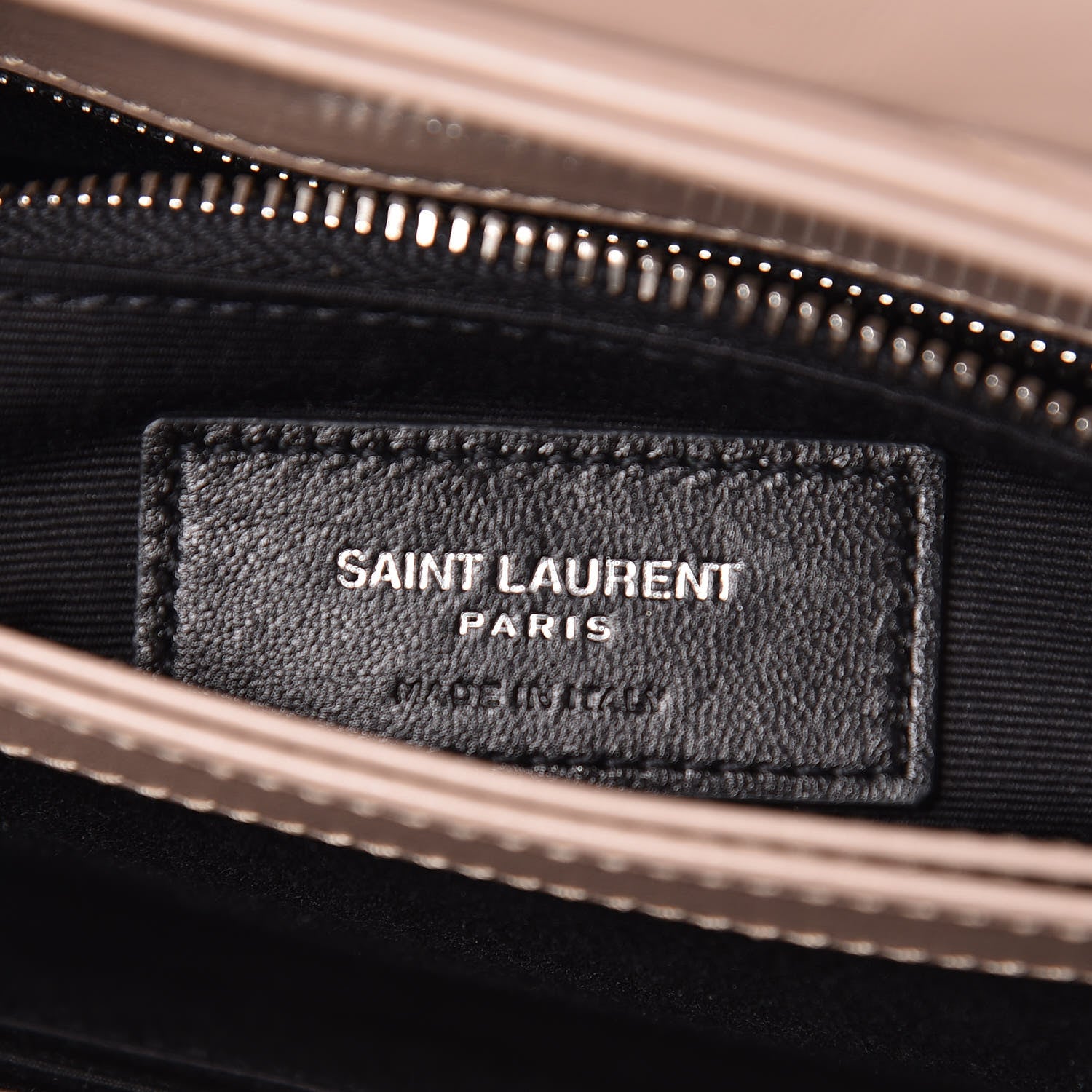 Saint Laurent Calfskin Y Quilted Monogram Toy Loulou Crossbody Bag Dark Beige 6 of 11