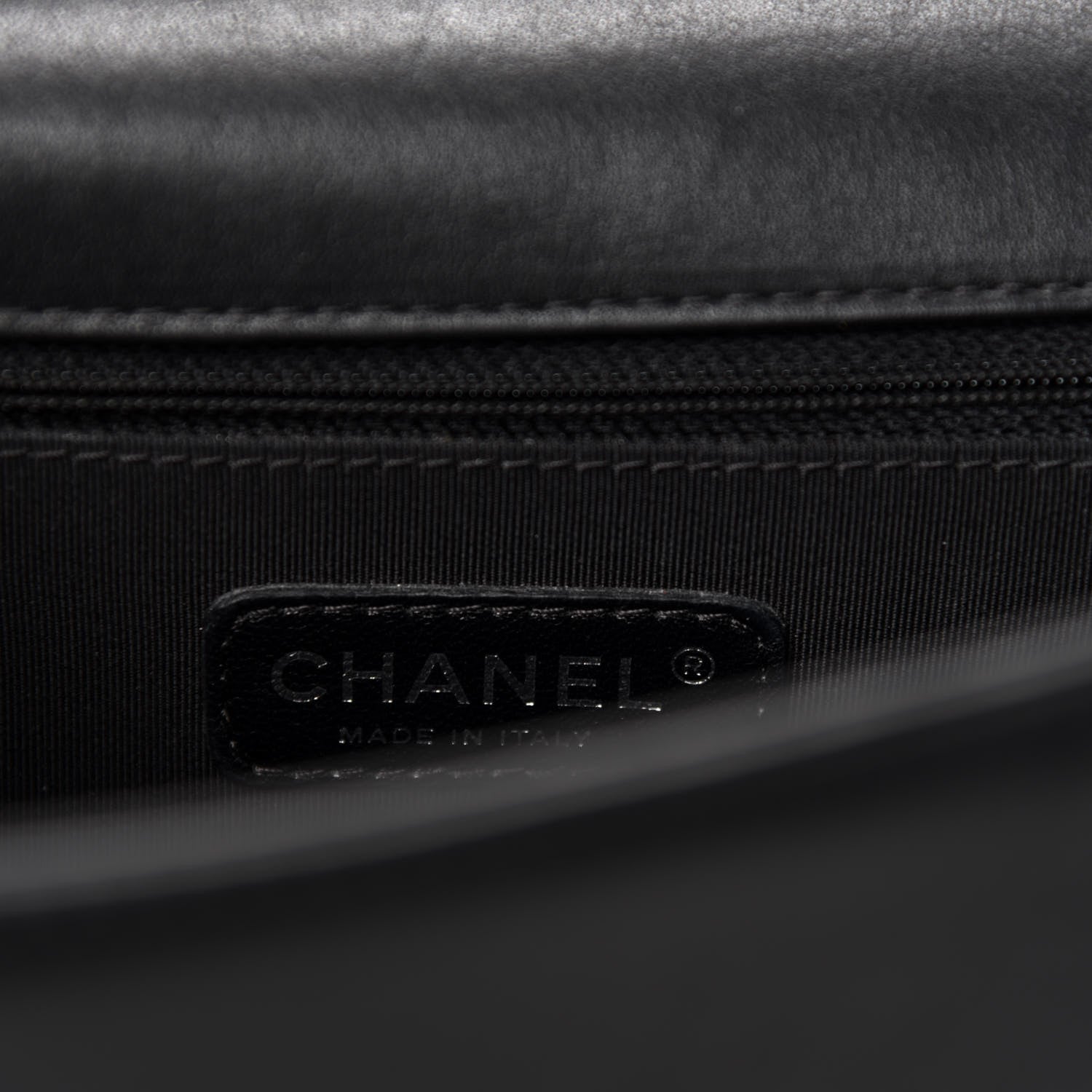 Chanel Lambskin Quilted New Medium Boy Flap Black 9 of 12