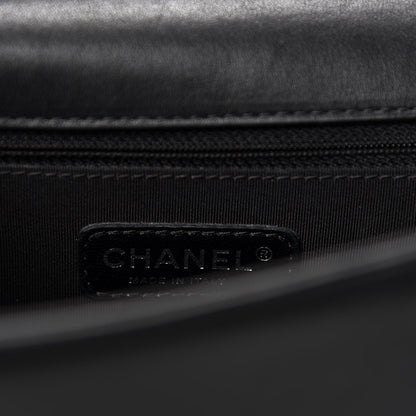 Chanel Lambskin Quilted New Medium Boy Flap Black 9 of 12