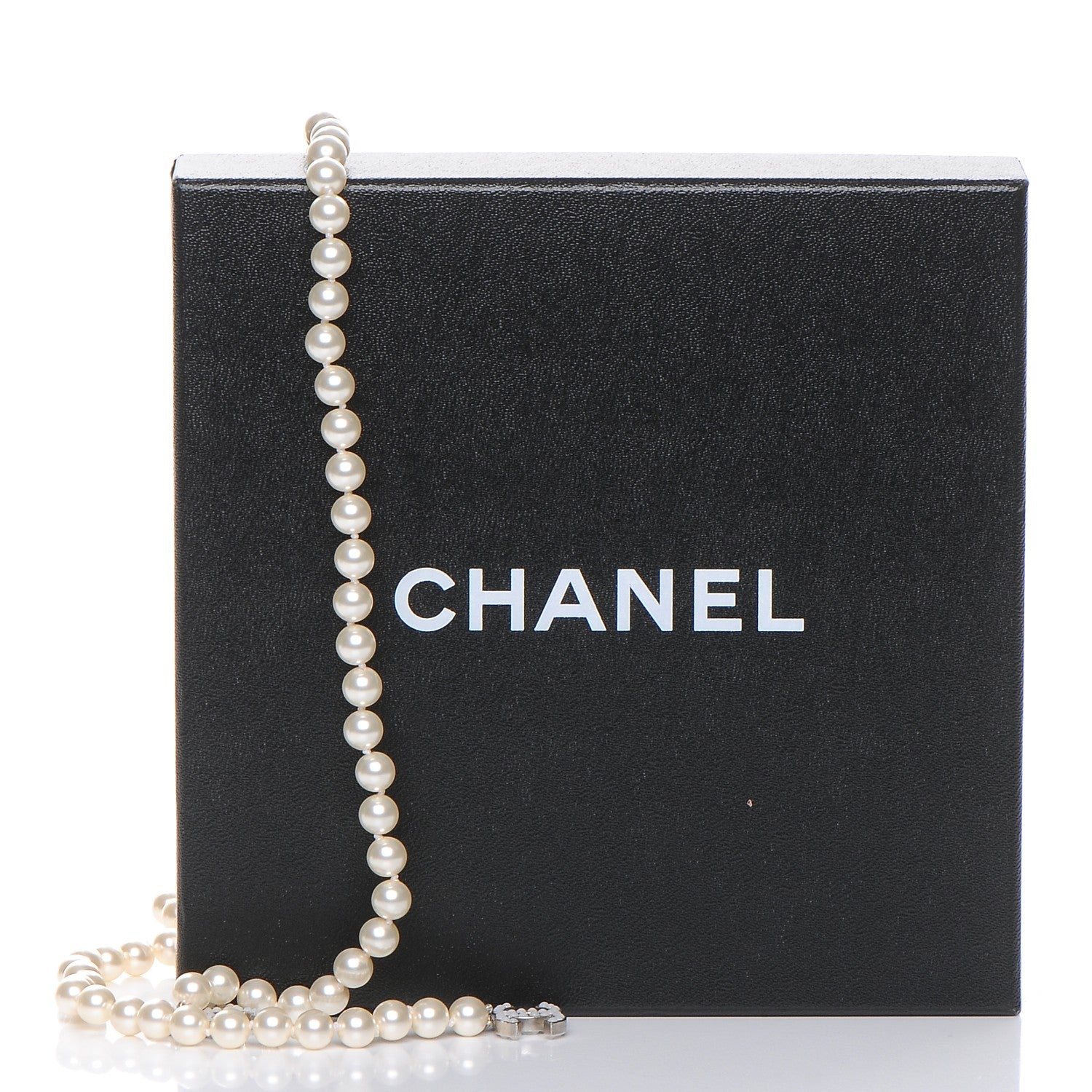 Chanel Pearl CC Long Necklace Gold 7 of 7