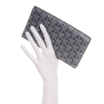 Goyard Goyardine Leather Richelieu Wallet Grey 2 of 8