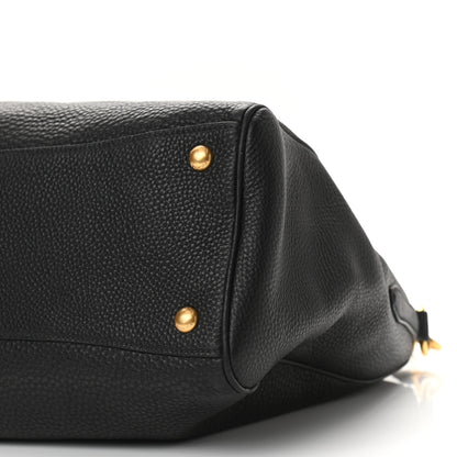 Prada Vitello Daino Tote Black 10 of 10