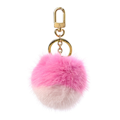 Louis Vuitton Mink Fluo Bubble Bag Charm Key Holder Pink 1 of 3