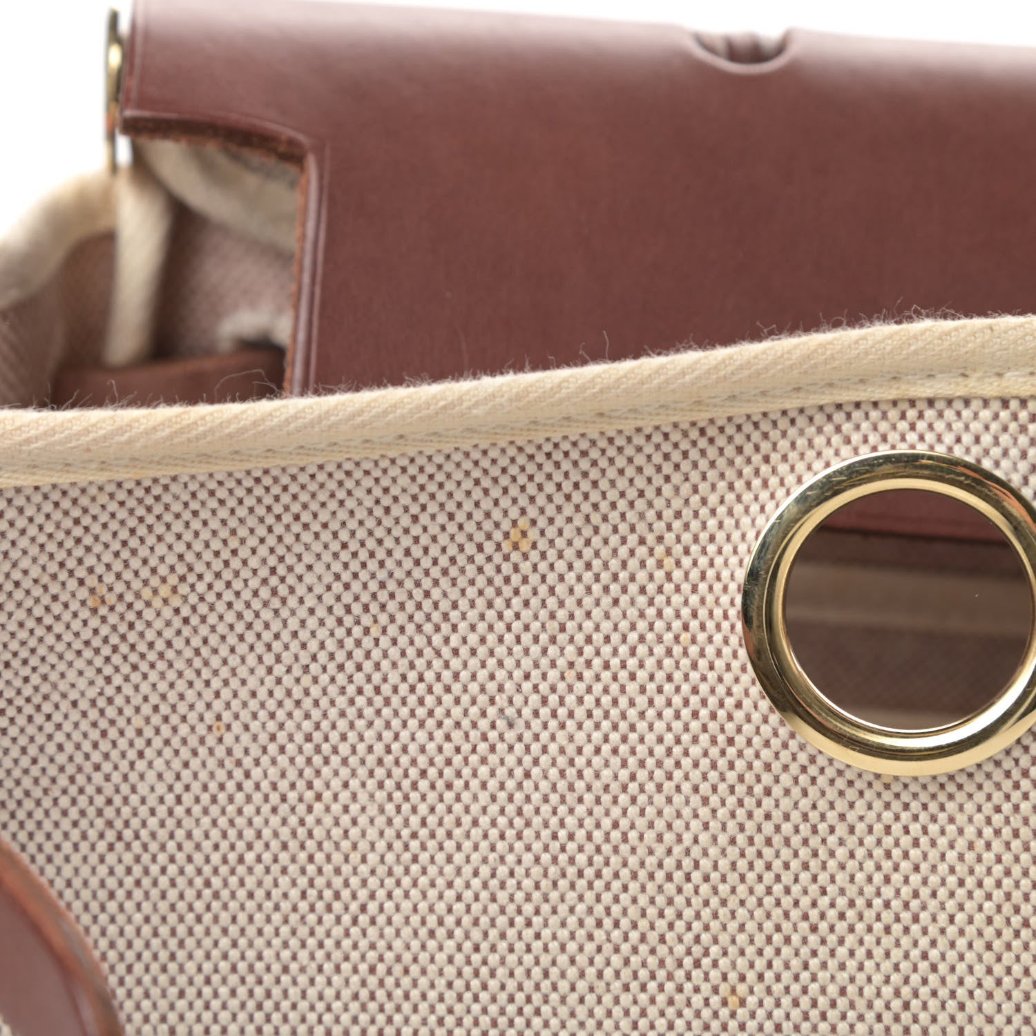 Hermes Toile Vache Herbag 2 in 1 PM Natural Havane 16 of 16