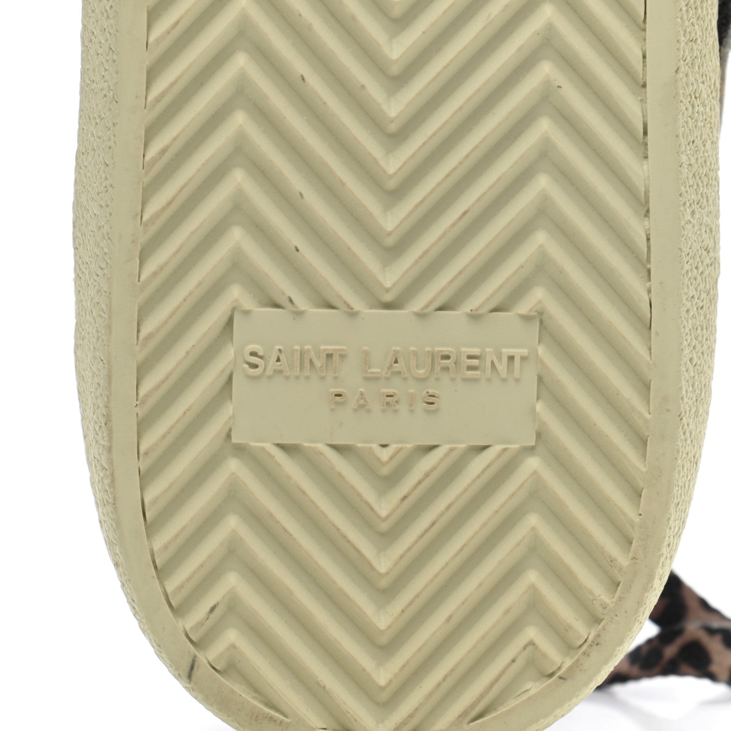 Saint Laurent Calfskin Pony Hair Star Court Sneakers 38 White 4 of 8