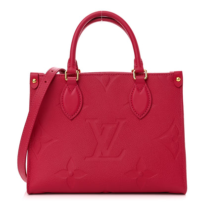 Louis Vuitton Empreinte Monogram Giant Onthego PM Freesia 1 of 10