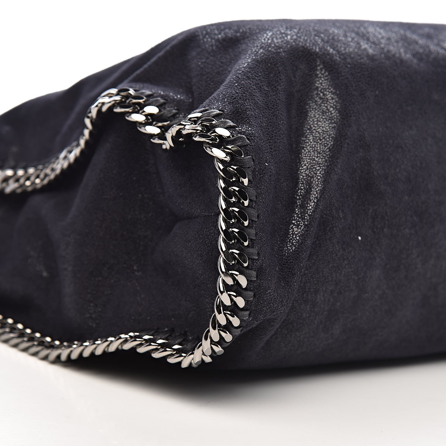 Stella McCartney Shaggy Deer Big Falabella Tote Navy 9 of 11