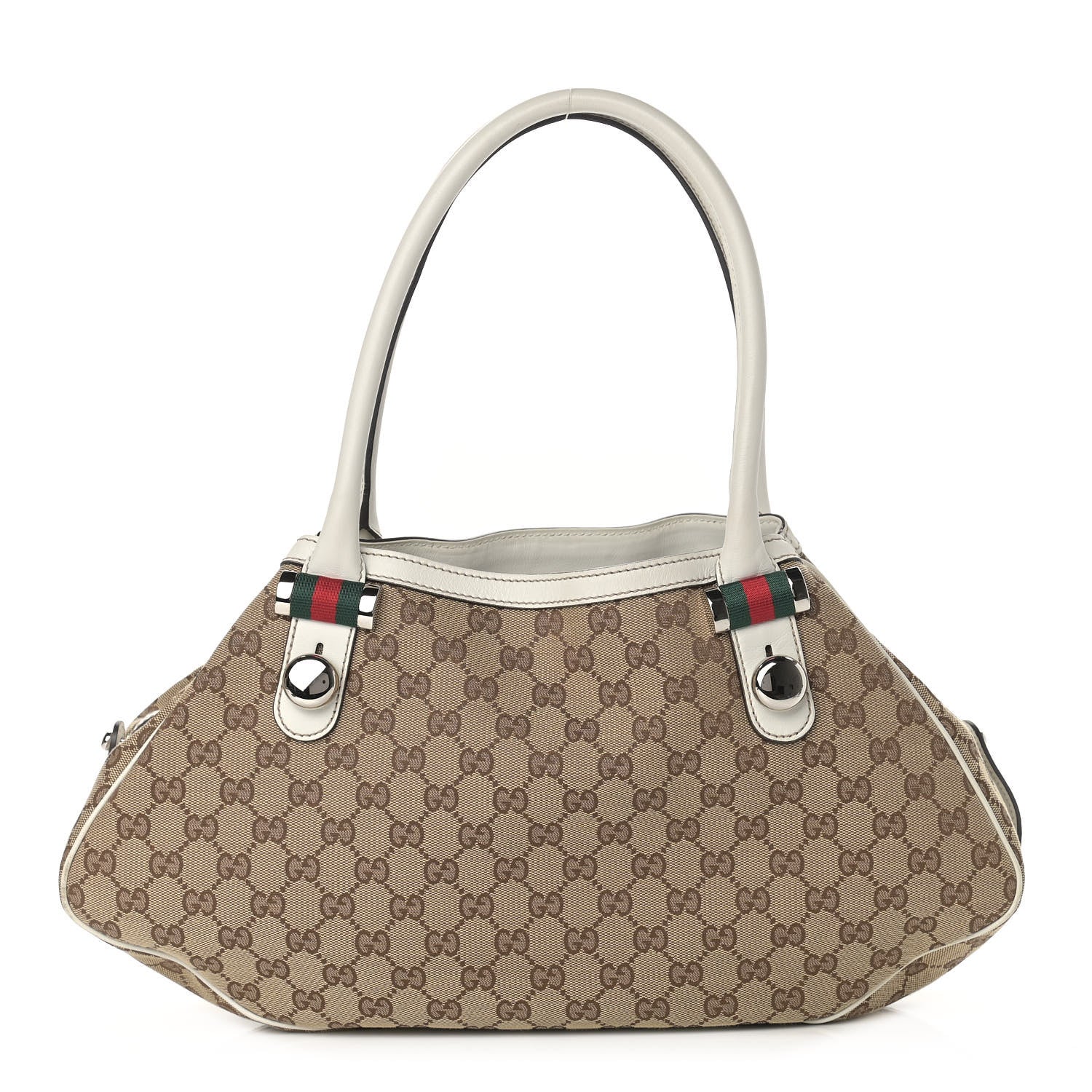 Gucci Monogram Match Ball Shoulder Bag White 1 of 10