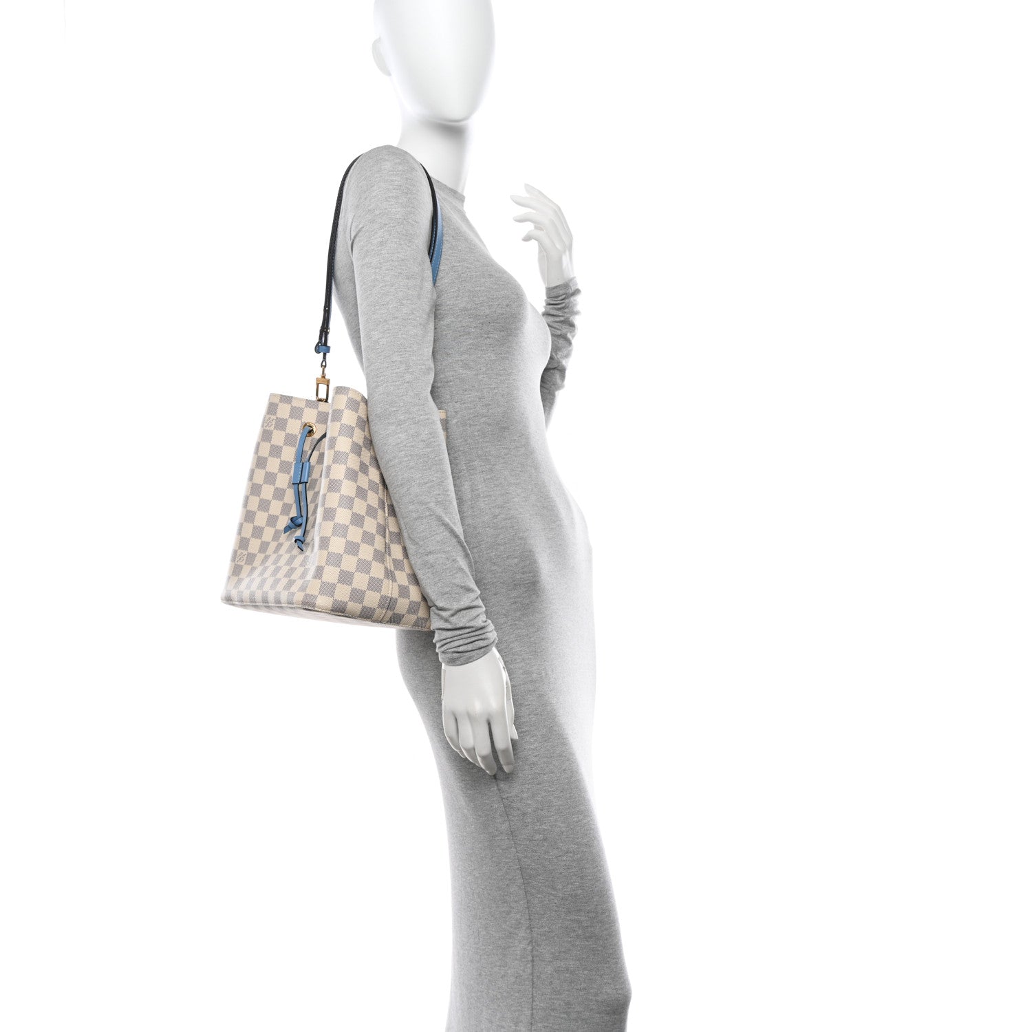 Louis Vuitton Damier Azur Neonoe MM Bleuet 2 of 9