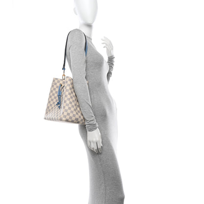 Louis Vuitton Damier Azur Neonoe MM Bleuet 2 of 9