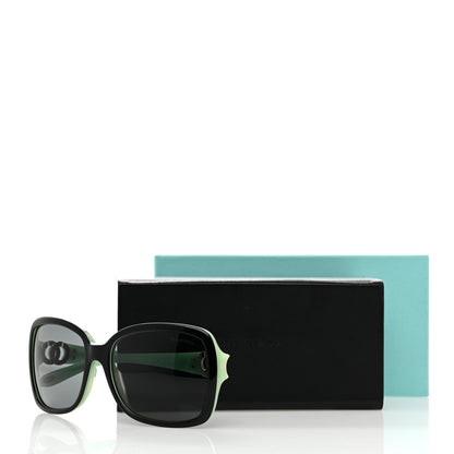 Tiffany Acetate 1837 Sunglasses TF4029 Black Tiffany Blue 8 of 8