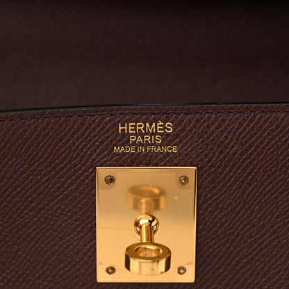 Hermes Epsom Kelly Sellier 32 Rouge Sellier 6 of 18