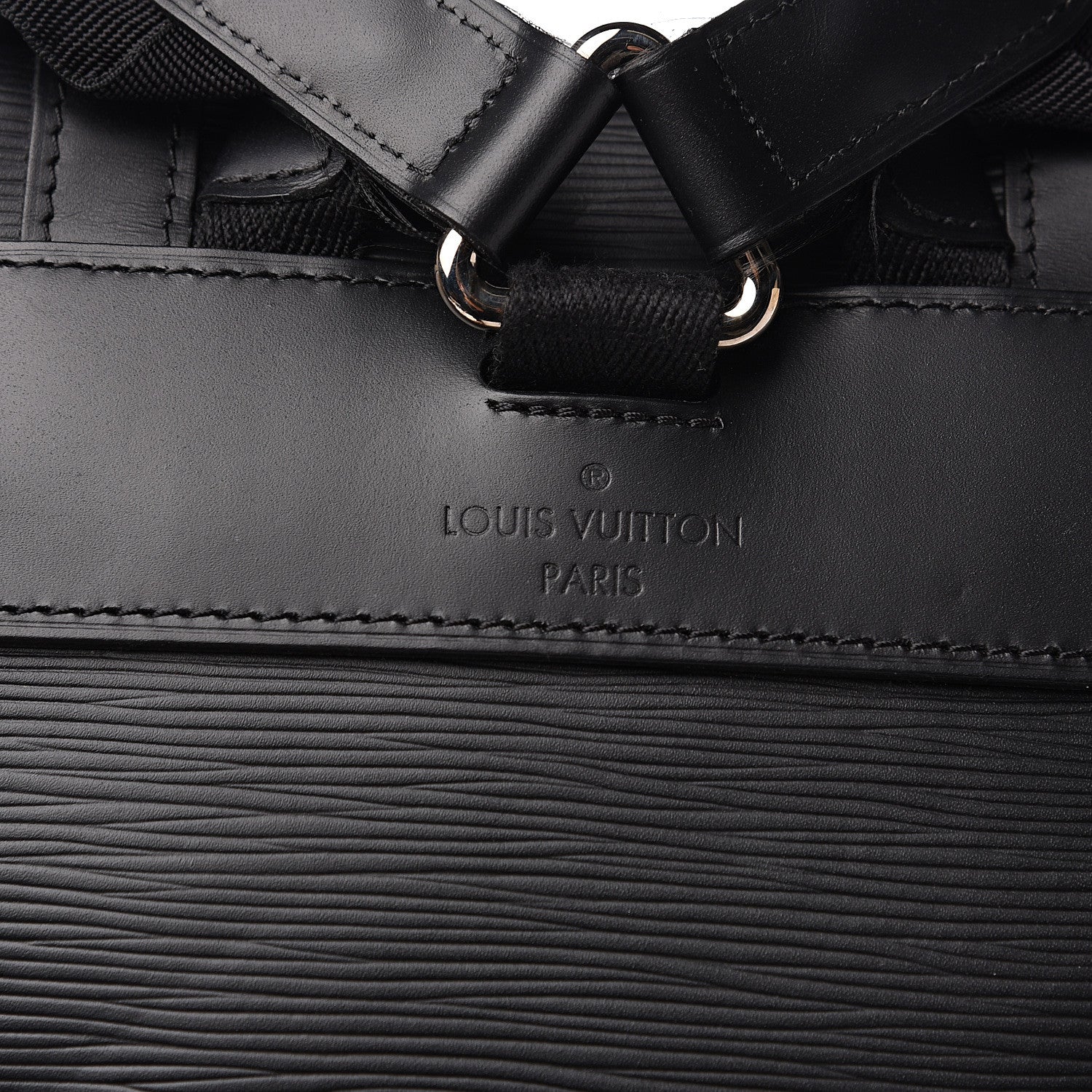 Louis Vuitton Epi Christopher Backpack PM Black 10 of 12