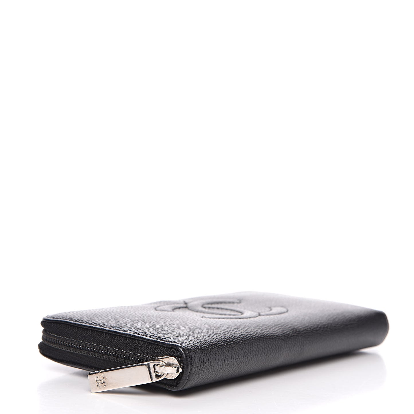 Caviar Timeless CC Zip Around Wallet Black