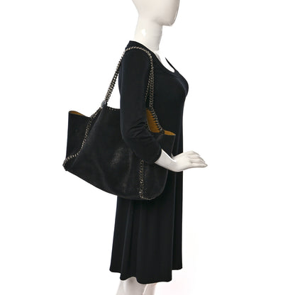 Stella McCartney Shaggy Deer Falabella Reversible Tote Black 2 of 9